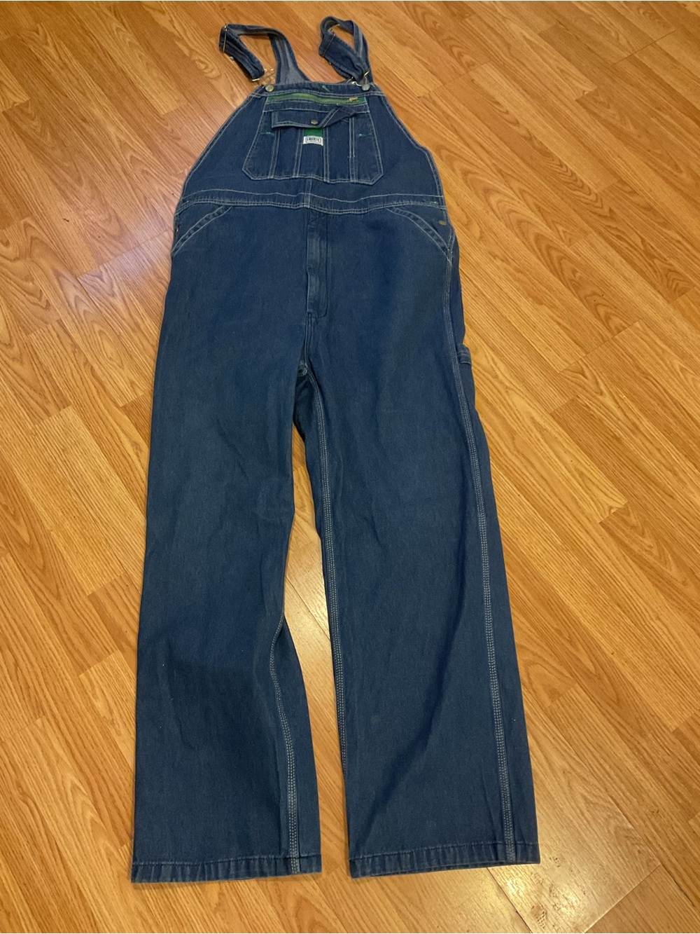 Liberty Men's Dark Blue Denim Bib Overalls Workwear Style Sz.38x32